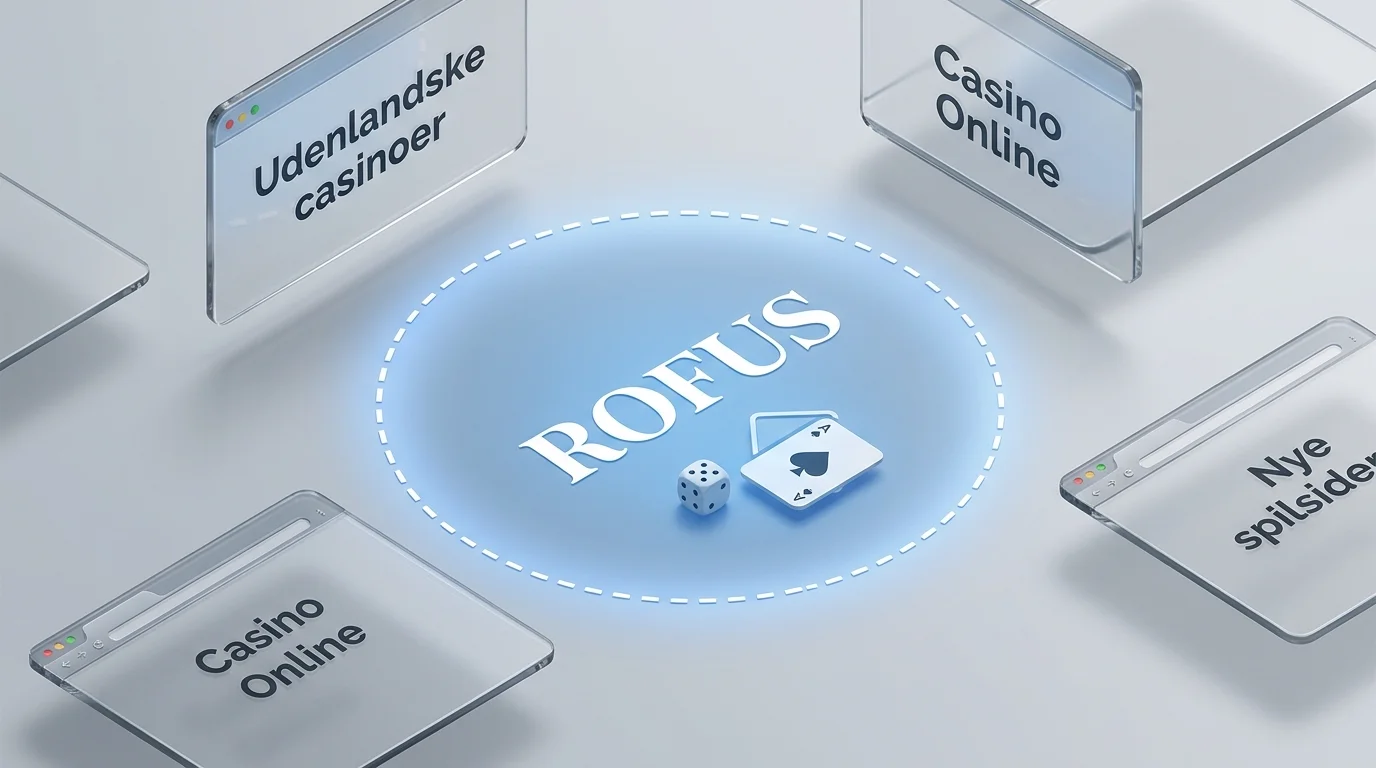 Diagram der viser udenlandske casinoer placeret uden for ROFUS-registrets rækkevidde
